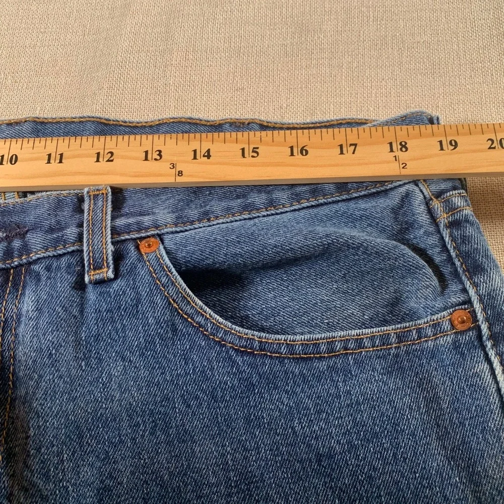 Levi Strauss Co 505 Jeans Mens‎ W38 L30 See PicsBlue Denim Straight Leg Classic